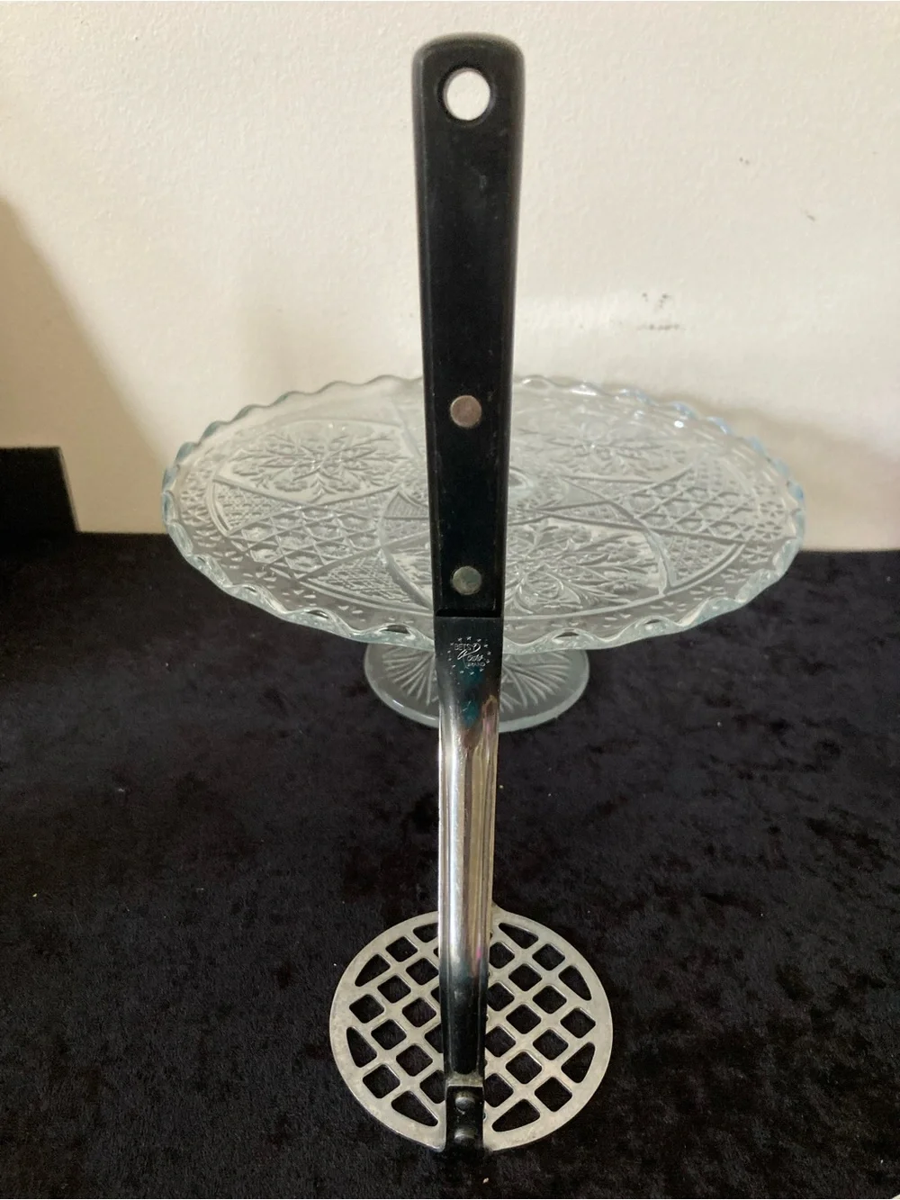 Vintage Betsy Ross Potato Masher Smasher Stainless Steel USA